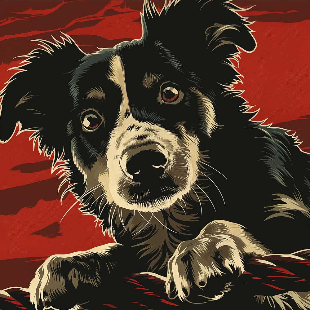 Illustration of a Puppy for the boarding section